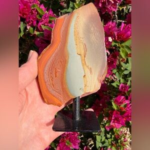 Polychrome Jasper Rock on Stand